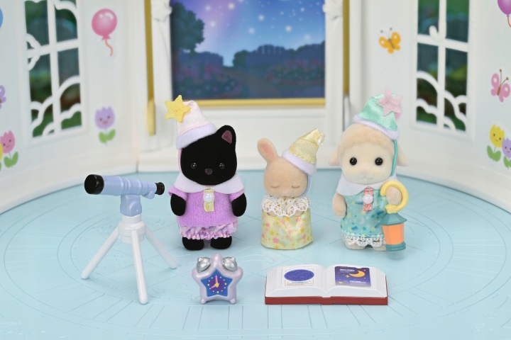 Набір фігурок Epoch Sylvanian Families Nursery Friends Sleepover Вечірка — фото 6