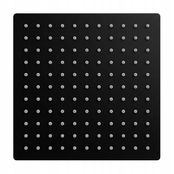 Sprchová Dešťová Sprcha Černá Čtvercová Rea JS-P015B Univerzální 25 cm