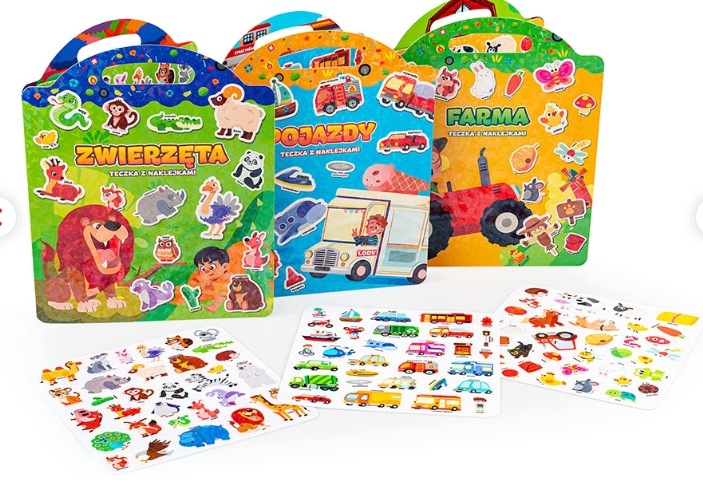 Папки з наклейками 3 в 1. Гра без кінця! Dumel Discovery