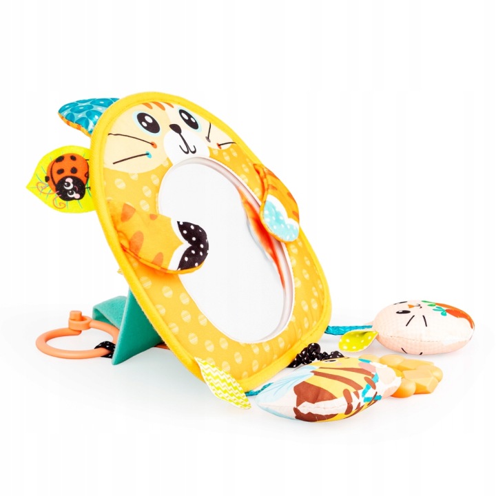 Котик з Дзеркальцем Jolly Baby Сенсорна Іграшка 0 міс.+ — фото 4