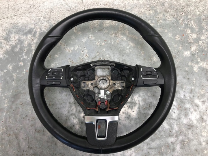 steering wheel, leather MULTIFUNKCJA VW GOLF VI 5C0419091K 5K0959542A