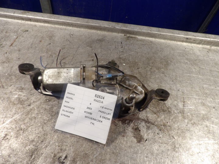MAZDA 6 A MOTORČEK STIERACOV ZADOK KOMBI 621B-67450A 84960-0042