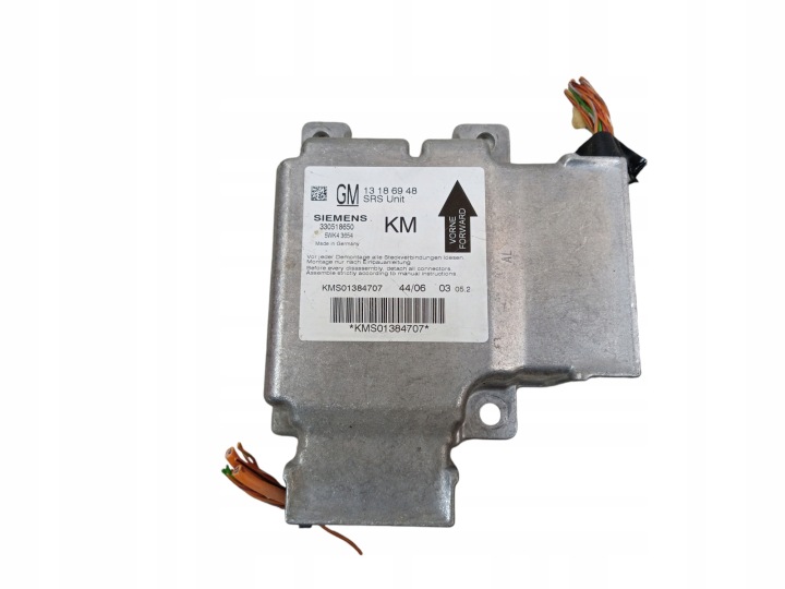 OPEL VECTRA C Z02 Z03 modul AIRBAG 13186948 5WK43654 SIEMENS