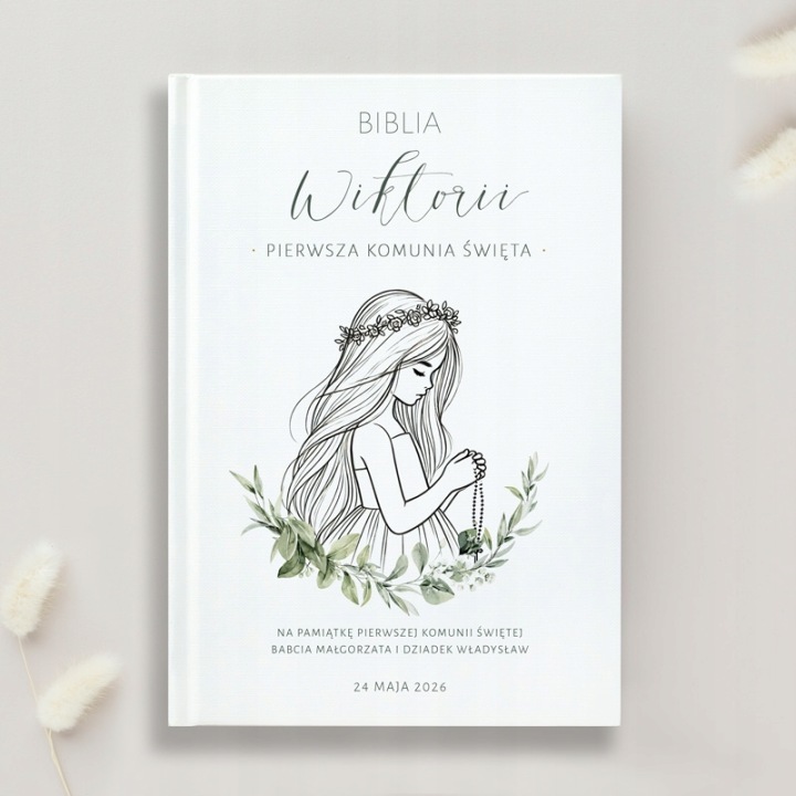 BIBLIA Exclusive З Іменем Для Дівчинки Подарунок До причастя Від Бабусі й дідуся — фото 2