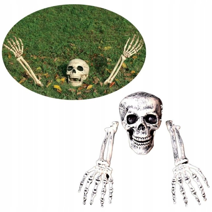 Dekorace Zakopaný kostlivec Halloween hororu