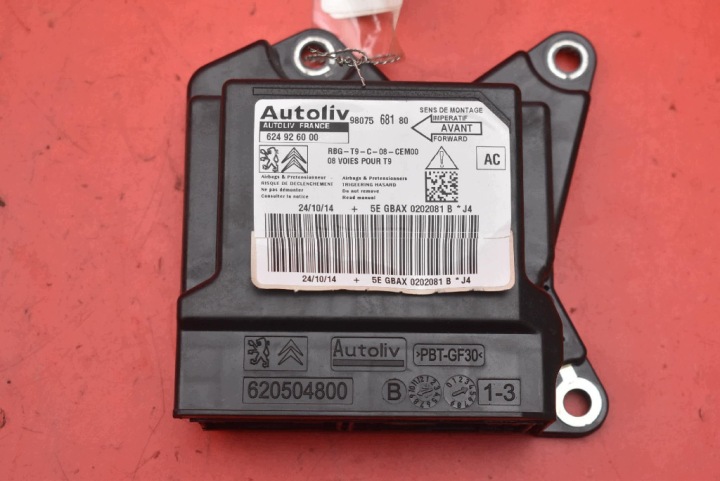 modul SENSOR airbag airbag 9807568180 PEUGEOT 308 2 II T9 13-17