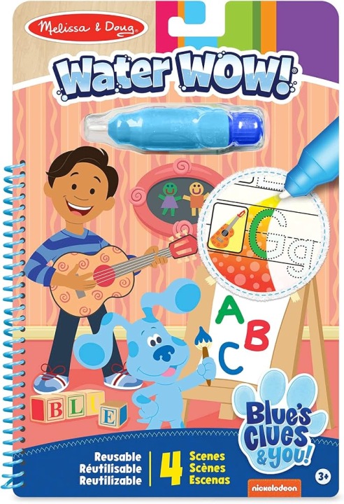 Melissa & Doug Blue's Clues & You! Water Wow! розмальовка водна з літерами