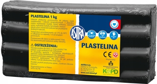 Пластилін Astra 1 кг чорна — фото 2