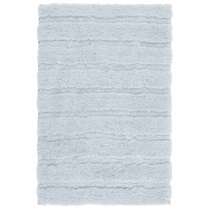 Koupelnová předložka 60x90 cm Protiskluzová Měkká Příjemná Nadýchaná Tlustá Šedá