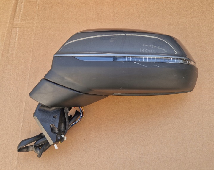 SPECCHIETTO RETROVISORE AUDI Q5 LIFT 80A W colore LX7L 8 PIN come nuovo Originale