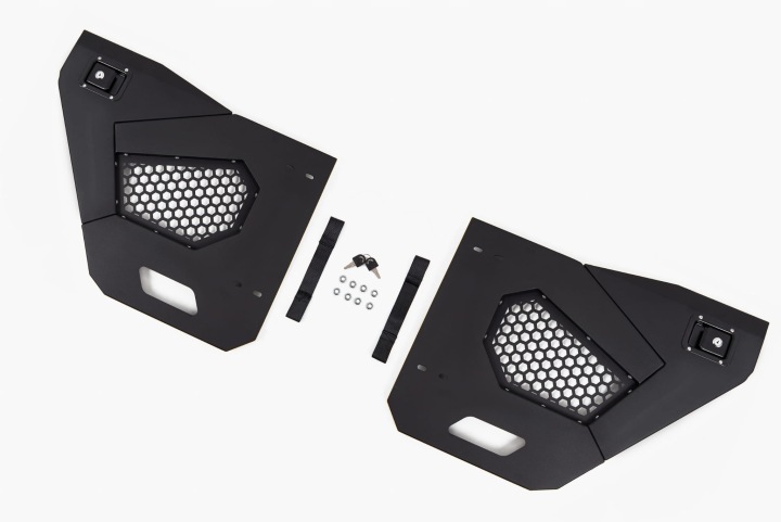 Half- dør aluminium cowgirl 5mm + spejl Jeep Wrangler JK 07- 17 4d 10