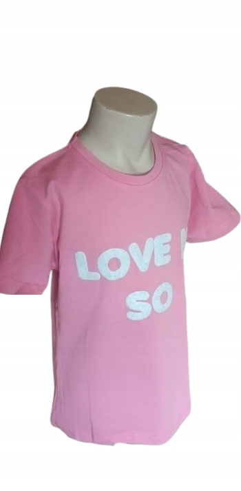 Bluzka t shirt dla dziewczynki bawełniana koszulka krótki rękaw — zdjęcie 30