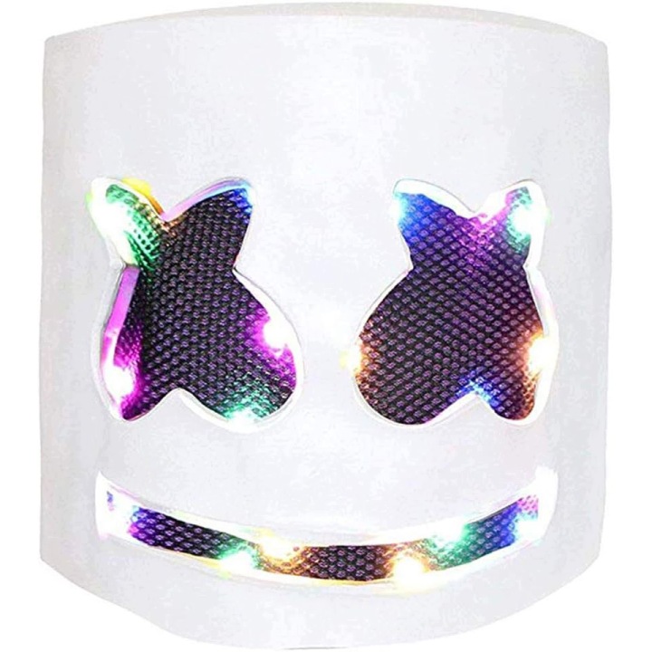 Маска на хелловін, маска DJ LED, маска на хелловін, аксесуари для костюма — фото 3