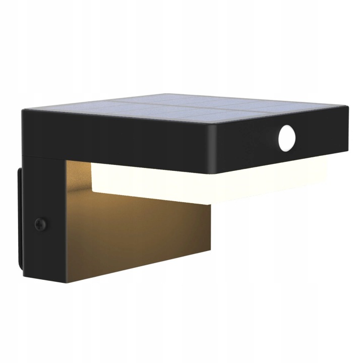 Nástěnná solární lampa s pohybovým senzorem 4,5W 4000K Usb-c IP44
