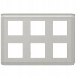 Rámeček 2x3x2 modulární, horizontální, hliníkový Legrand Mosaic 079332L