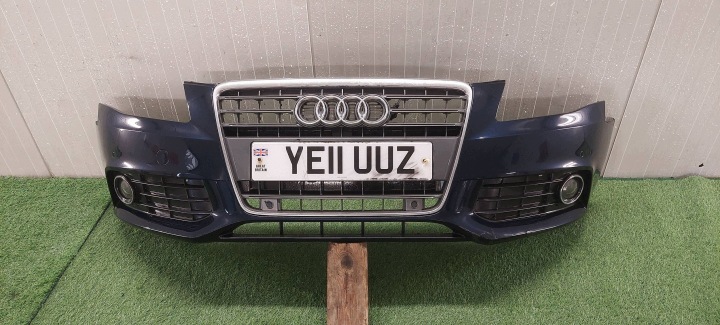 nárazník předek kompletní senzory AUDI A4 B8 07-12 LAK: LZ5A