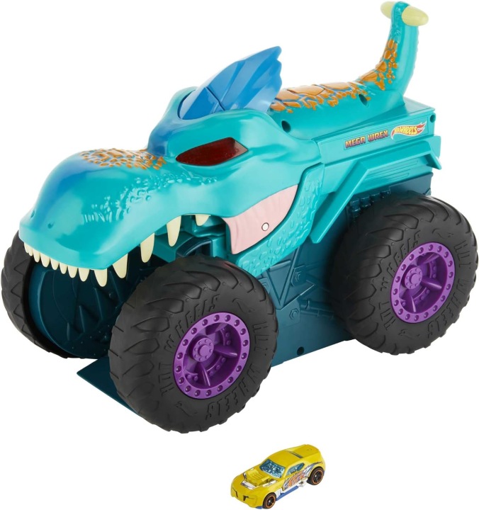 Hot Wheels Monster Trucks Пожирач машинок Мега Wrex GYL13 — фото 11