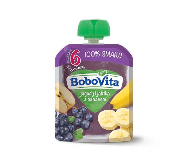 BoboVita пюре Чорниці і яблука з бананом по 6. місяця життя 80 г