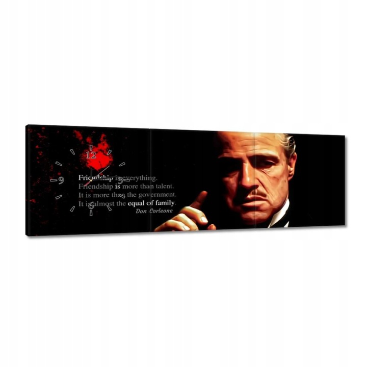 Hodiny 120x40 Kmotr Citát