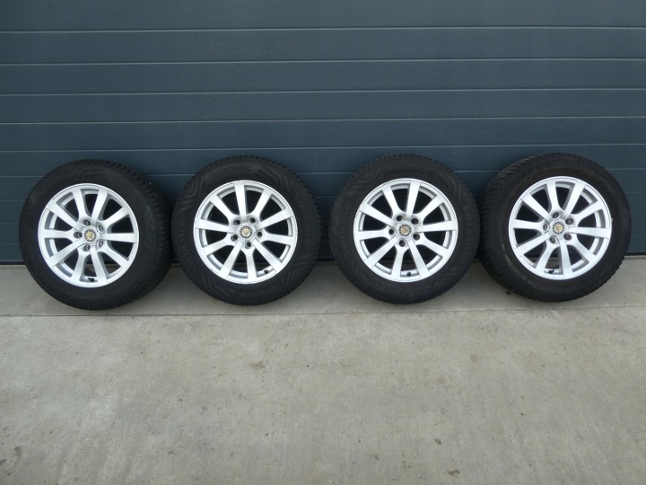4X RUOTE CERCHI PNEUMATICI, GOMME KBA 47636 VW SKODA 205/60/R16 2022R