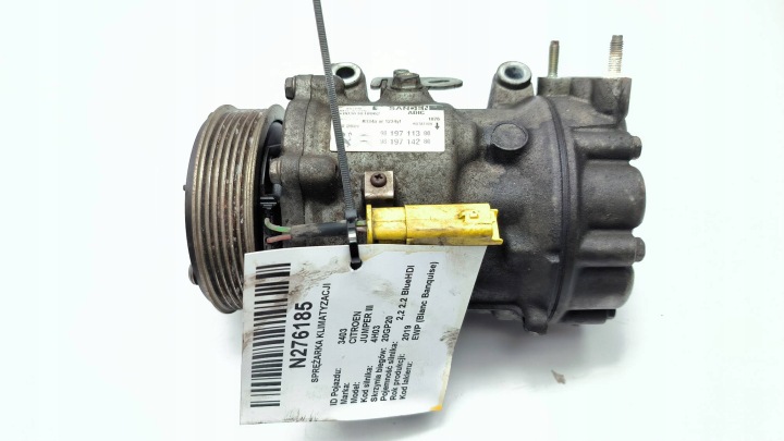 Klimakompressor klimaanlage 9819711380 CITROEN JUMPER III