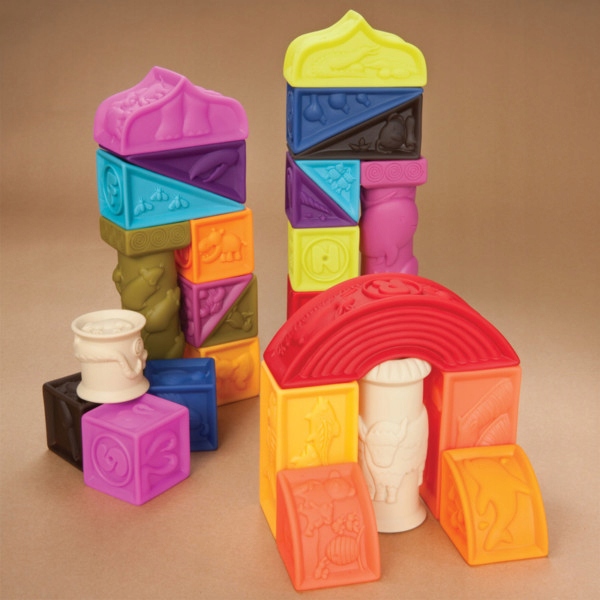 B. TOYS Elemenosqueeze конструктор м'який набір великий — фото 6