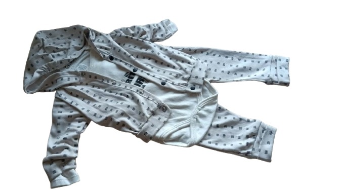 Komplet dres niemowlęcy bluza body spodnie — zdjęcie 5