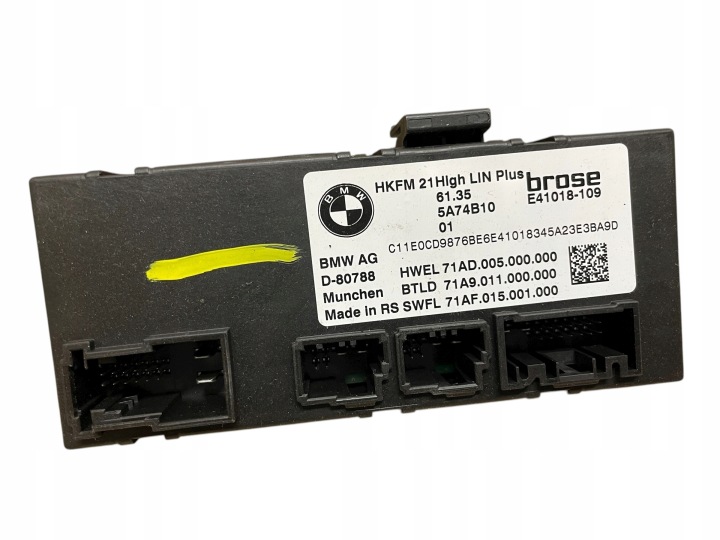 modulo Centralina del cofano PORTELLONE COFANO POSTERIORE BMW X5 G05 LCI