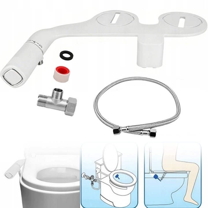 Bidetová Vložka Na Záchod, Nástavec Na Bidet, Smart Bidet, Tryska, Sada Wc
