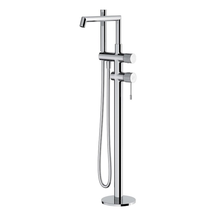 Volně stojící vanová a sprchová baterie Cersanit Zen chrom S1001-160