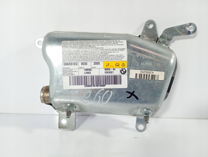 BMW 5 E61 03-10 airbag airbag dveře levých OE 6963021