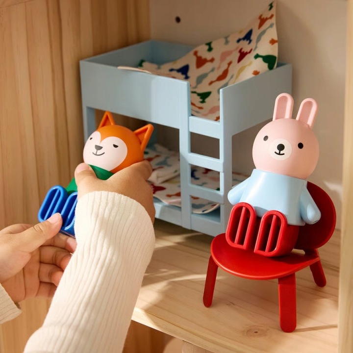 IKEA HUSET Меблі і фігурки для будиночка для ляльок, спальня/ванна — фото 3