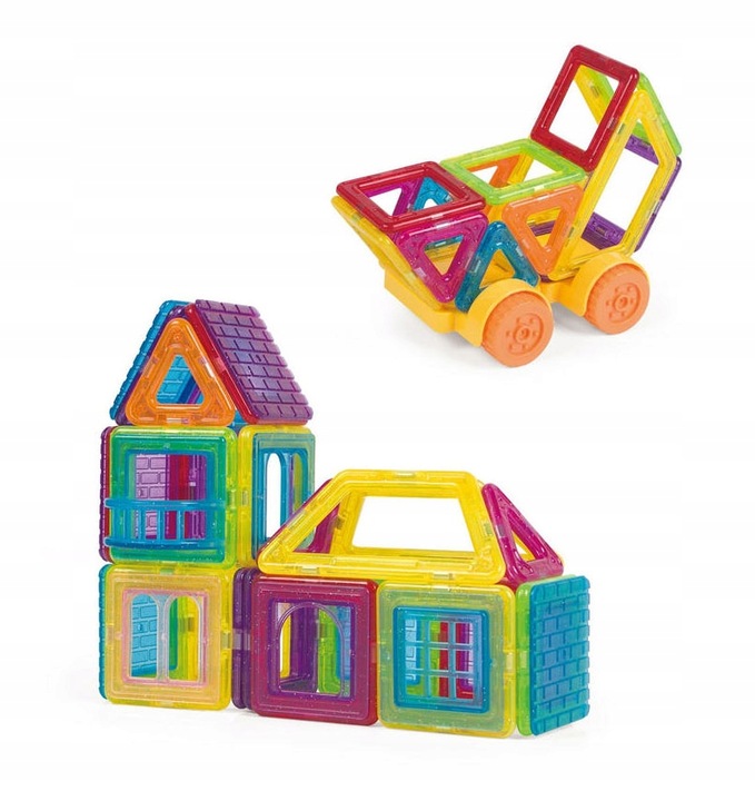 MAGNETIC BLOCKS CONSTRUCTION LARGE 3D PANELS Brand click4TOYS