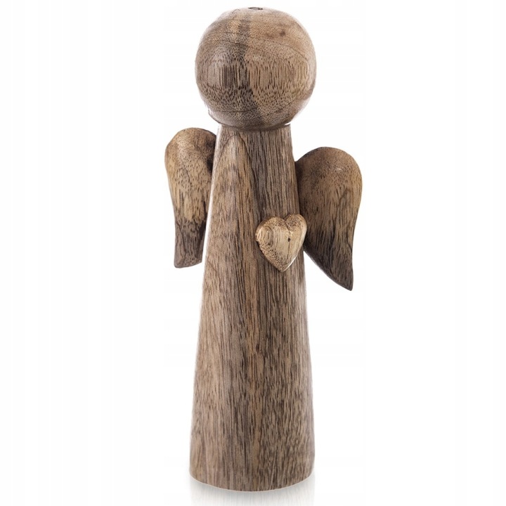 Dřevěná vánoční figurka anděl Mango 21 cm
