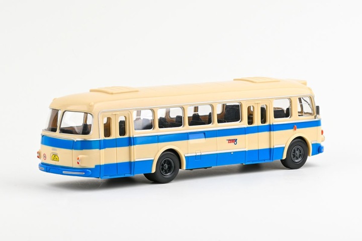 SKODA Autobus 706 RTO CSAD beige/blue 1961 1/43 Abrex 143PB-003 — фото 3