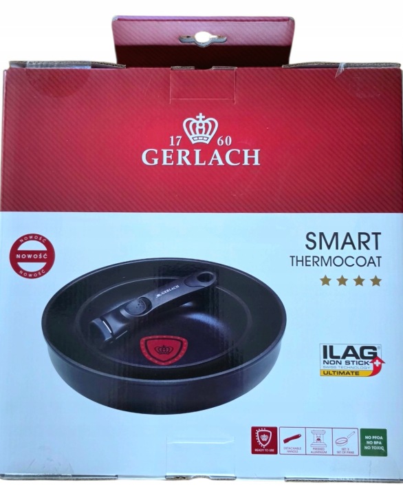 Gerlach sada pánví Smart Thermocoat 20/28 cm 3 prvky