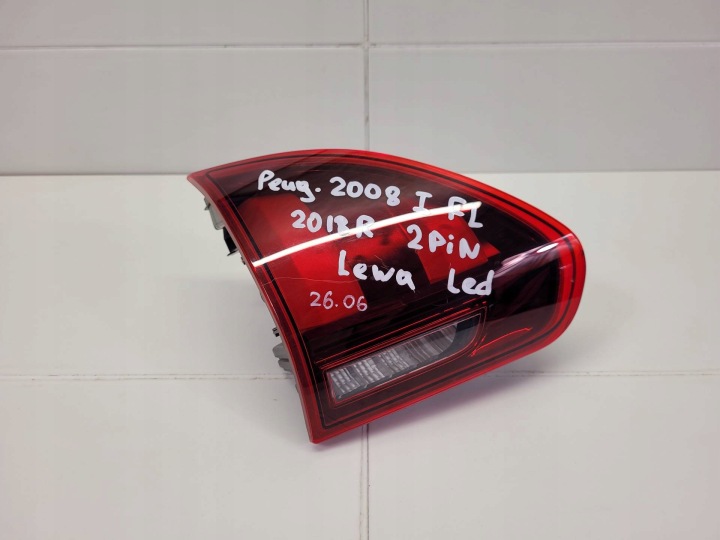 light rear to the bonnet left side Peugeot 2008 facelift 2018 9814758480