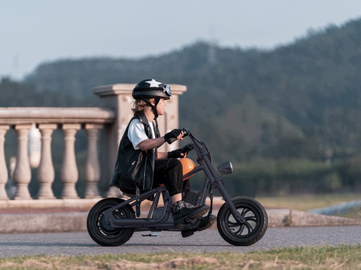Мотоцикл електричний Hyper GoGo Cruiser 12 Зелений до 65 кг до 16 км/год — фото 3