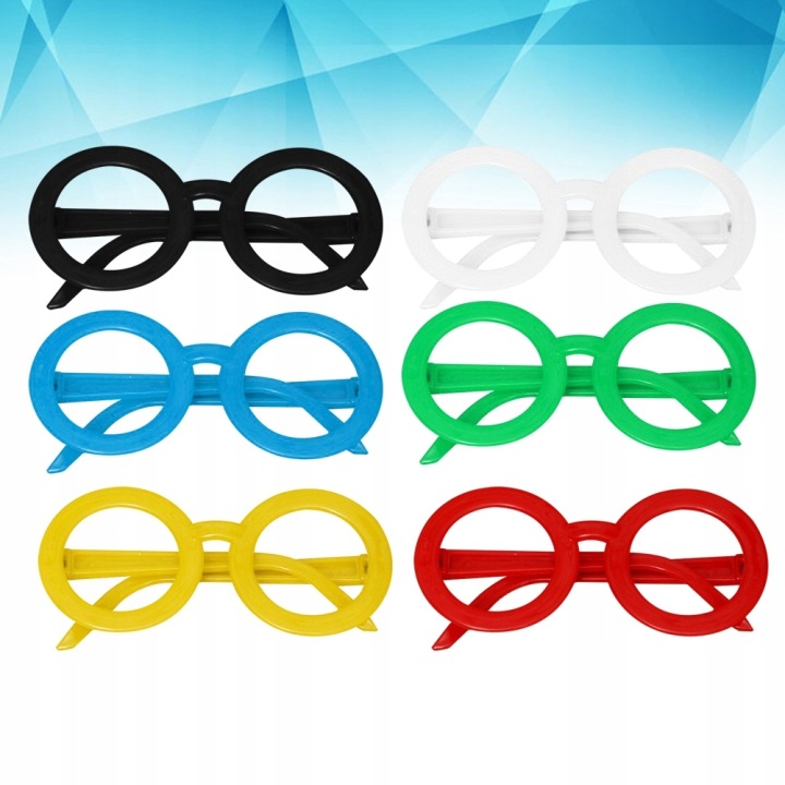 6 шт. Fun Мультяшний Glass Frames для Подарунки для гостей and Переодягання — фото 6