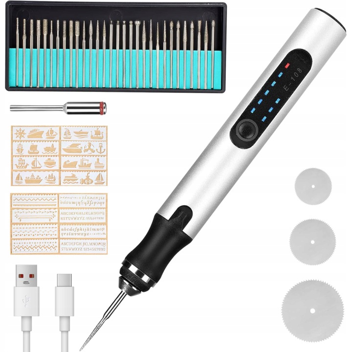 Elektrická Třístupňová Mini Bruska Pro Gravírování Keramiky 18000 Ot/min
