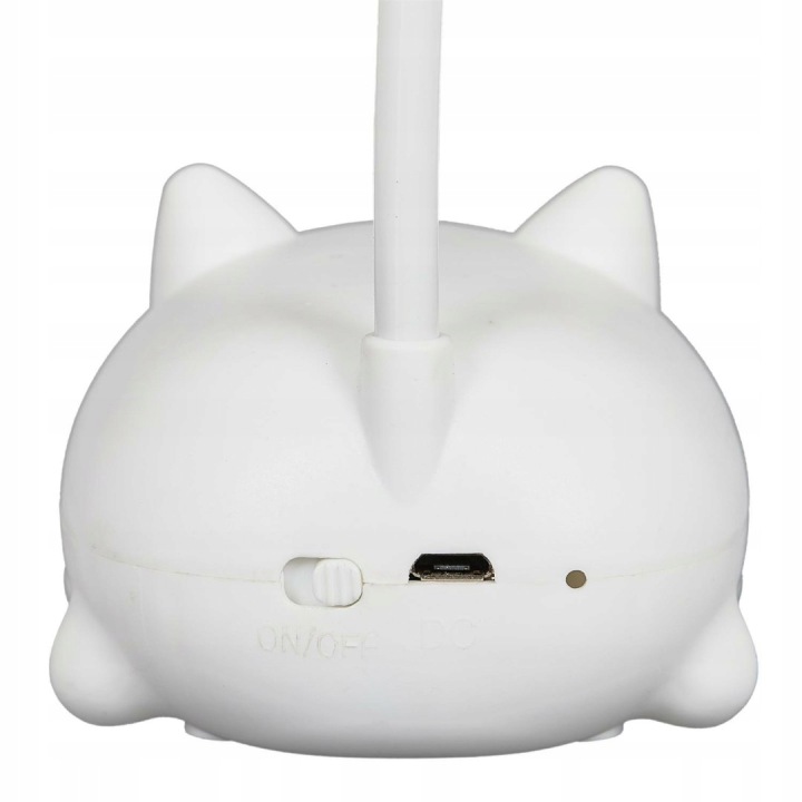 Лампа LED для кімнати дитини Kitty біла USB — фото 5