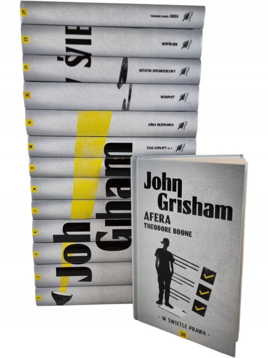 Zdjęcie egzemplarza: John Grisham - W Świetle Prawa / zestaw 14 książek