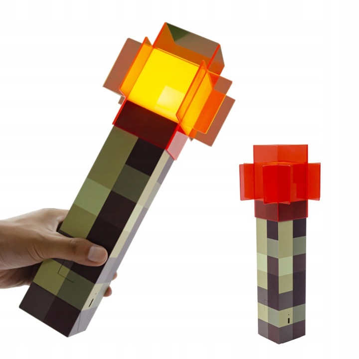 Лампа MINECRAFT 4 кольори нічний лампа настінна для спальні і кімнати дитини — фото 8