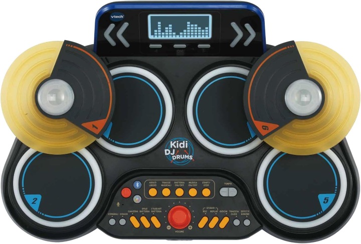 Барабанна установка VTECH Kidi DJ Drums Барабанна установка чорна Версія Німецька — фото 2