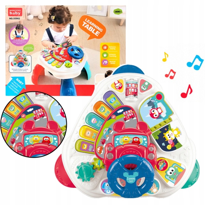 Столик інтерактивний з кермом Lean Toys