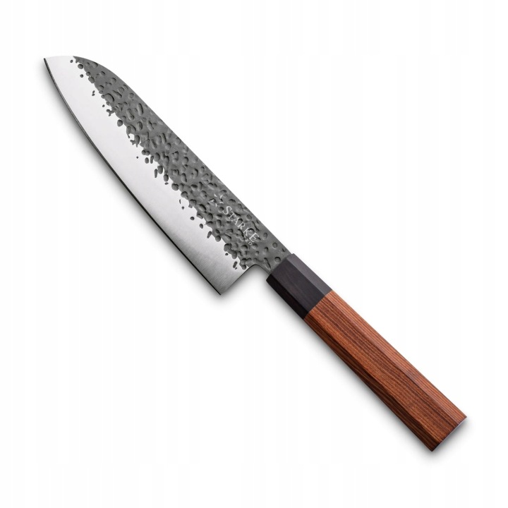 Nůž ostrý, ručně vyrobený z tvrdé nerezové oceli, 18 cm