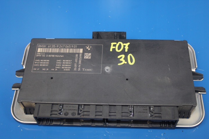 BMW 5 GT F07 F10 F11 F01 module of the lights