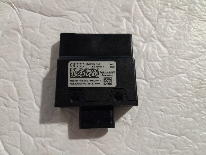 AUDI A3 S3 8V modul Bedienteil DZWIEKU 8V0907159 4H0907159A
