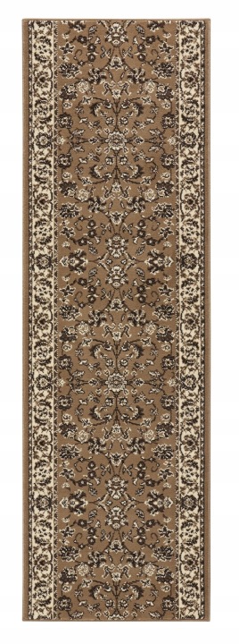 Koberec Běhoun tradiční 80x450 cm, béžovo krémový, klasický s měkkým vlasem