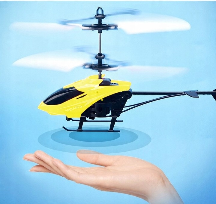 INTERACTIVE REMOTE CONTROLLED HELICOPTER RC + REMOTE CONTROL Brand click4TOYS